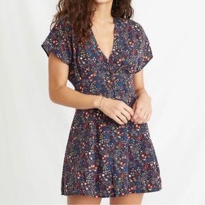Marine Layer Multi Floral Camilla Mini Dress - S